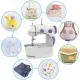 Міні-швейна машинка з живленням від мережі та від батарейок Mini Sewing Machine SM-202 A 6Вт