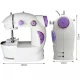 Міні-швейна машинка з живленням від мережі та від батарейок Mini Sewing Machine SM-202 A 6Вт