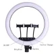 Кільцева LED лампа RL-18RGB 45 см на 3 кріплення зі штативом і пультом для блогерів