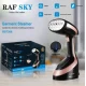 Ручний вертикальний відпарювач для одягу RAF SKY на 1800 Вт Чорний