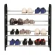 Полиця для взуття на 4 полиці 20 x 64 x 64 см Shoe Rack Полиця для взуття на 12 пар