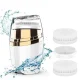 Очищувальна масажна щітка для обличчя Sonic Facial Cleansing Brush LT-606 з трьома насадками