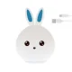 Силіконовий дитячий нічник LED Rabbit Soft Touch Зайчик з вбудованим акумулятором
