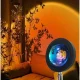 Світильник проекційний з ефектом заходу сонця Sunset Lamp Чорний Лампа LED для селфі WOW Pro