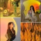Світильник проекційний з ефектом заходу сонця Sunset Lamp Чорний Лампа LED для селфі WOW Pro