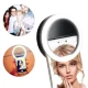 Світлодіодне селфі кільце з USB-зарядкою Selfie Ring Light Біле Мобільний портативний спалах