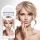 Світлодіодне селфі кільце з USB-зарядкою Selfie Ring Light Біле Мобільний портативний спалах