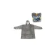 Толстовка плед з капюшоном та рукавами Huggle Hoodie оверсайз Сірий
