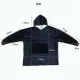 Толстовка плед з капюшоном та рукавами Huggle Hoodie оверсайз Синій