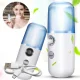 Зволожувач для шкіри обличчя Nano Mist Soraver, з LED підсвічуванням 30 мл Нано-розпилювач