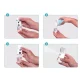 Зволожувач для шкіри обличчя Nano Mist Soraver, з LED підсвічуванням 30 мл Нано-розпилювач