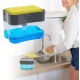Кухонний диспенсер для губки Soap Pump Caddy з дозатором для мийного засобу, 380 мл