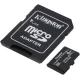 Карта пам'яті micro SDHC 8 GB Kingston class 10 UHS-1 з адаптером
