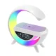 Настільна смарт лампа-нічник з бездротовою зарядкою та Bluetooth-колонкою G-SmartLED RGB Night Light КР-3401