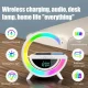 Настільна смарт лампа-нічник з бездротовою зарядкою та Bluetooth-колонкою G-SmartLED RGB Night Light КР-3401