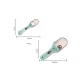 Регульовані пластикові мірні ложки 2 штук Adjustable measuring spoon WM-52