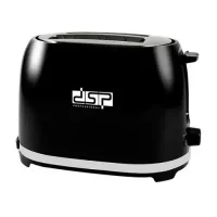 Тостер електричний горизонтальний автоматичний для хліба на 2 тости DSP 850W KC2045 Чорний