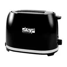 Тостер електричний горизонтальний автоматичний для хліба на 2 тости DSP 850W KC2045 Чорний