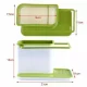 Кухонний пластиковий органайзер Kitchen Shelf Sink Tidy 3 в 1 Зелений
