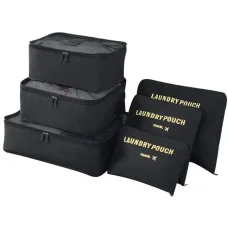 Набір дорожніх органайзерів Laundry Pouch із 6 містких сумок для речей