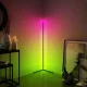 Кутовий світильник підлоговий LED лампа RGB торшер з пультом управління
