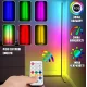 Кутовий світильник підлоговий LED лампа RGB торшер з пультом управління