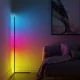 Кутовий світильник підлоговий LED лампа RGB торшер з пультом управління