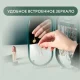 Настільна складна скринька з дзеркалом для зберігання ювелірних виробів із захистом від пилу RD-47 Білий