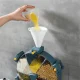 Карусель для насіння зерен з обертанням 360° Kitchen Storage Box 6 в 1 Кухонний набір для круп з кріпленням