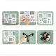 Карусель для насіння зерен з обертанням 360° Kitchen Storage Box 6 в 1 Кухонний набір для круп з кріпленням
