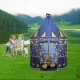 Дитячий ігровий намет-намет для дівчинки Замок Принцеси з короною RD-162 Синій