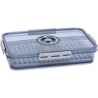 Пластиковий контейнер для зберігання продуктів у холодильнику Fresh Box 616-SY-7003 Коробка для зберігання