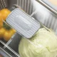 Пластиковий контейнер для зберігання продуктів 30*15*20 см зі знімним кошиком 630-8761 Білий