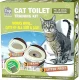 Набір для навчання котів до унітазу Citi Kitty Original TV-20 Накладка на унітаз для котів