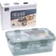Набір пластикових контейнерів із 3 штук для зберігання продуктів Fresh Box 708-7077