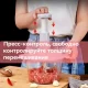 Ручний процесор-блендер із прозорою чашею на 1.5 л для м'яса овочів фруктів 261-2 Рожевий