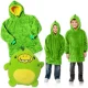 Дитячий плед з рукавами та капюшоном дитячий Huggle Pets Hoodie RD-07 Зелений