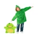 Дитячий плед з рукавами та капюшоном дитячий Huggle Pets Hoodie RD-07 Зелений