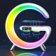 Розумна настільна бездротова лампа Bluetooth із зарядкою та будильником Smart Light Machine BT3402