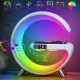 Розумна настільна бездротова лампа Bluetooth із зарядкою та будильником Smart Light Machine G63