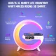 Розумна настільна бездротова лампа Bluetooth із зарядкою та будильником Smart Light Machine G63
