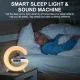 Розумна настільна бездротова лампа Bluetooth із зарядкою та будильником Smart Light Machine G63