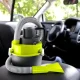 Пилосос автомобільний з живленням від прикурювача з сухим та вологим прибиранням 12V The Black Чорно-зелений