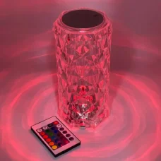 Настільний кришталевий світильник з пультом керуванням Crystal Rose Ambience Декоративна настільна лампа