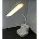 Акумуляторна настільна лампа з USB на 40 LED Digad 1958 Біла Гнучка світлодіодна лампа на акумуляторі