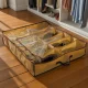 Тканинний органайзер для зберігання взуття до 12 пар на блискавці Shoes Under