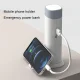 Настільна лампа-ліхтар із power bank та підставкою для телефону Master-7 Біла Бездротова лампа