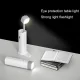 Настільна лампа-ліхтар із power bank та підставкою для телефону Master-7 Біла Бездротова лампа