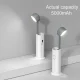 Настільна лампа-ліхтар із power bank та підставкою для телефону Master-7 Біла Бездротова лампа