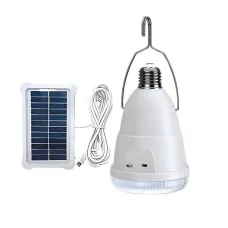 Лампа світлодіодна на гачку та акумуляторі 28В Bailong Solar AP-3631 Світильник із сонячною панеллю